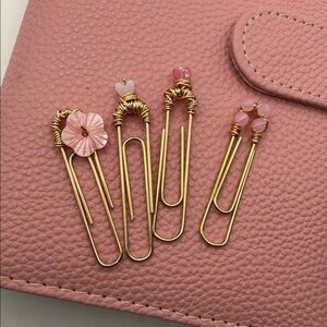 Pink Paperclip Set